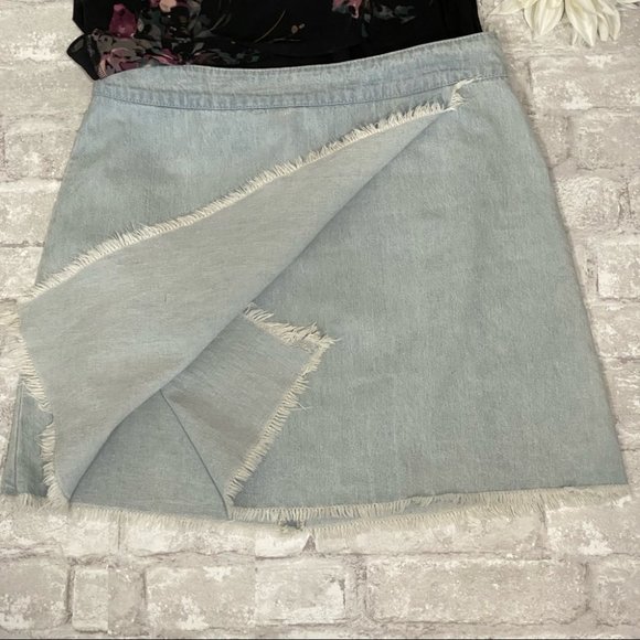 Minkpink Fringe Jean Mini Skirt 🎉HOST PICK🎉 - Picture 12 of 16